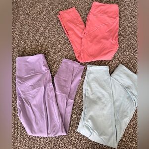 Fabletics large leggings - set of 3